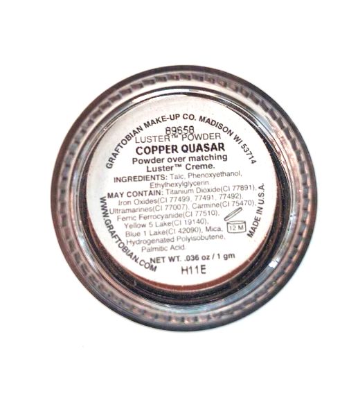Graftobian Mini Luster Powders - Copper Quasar 