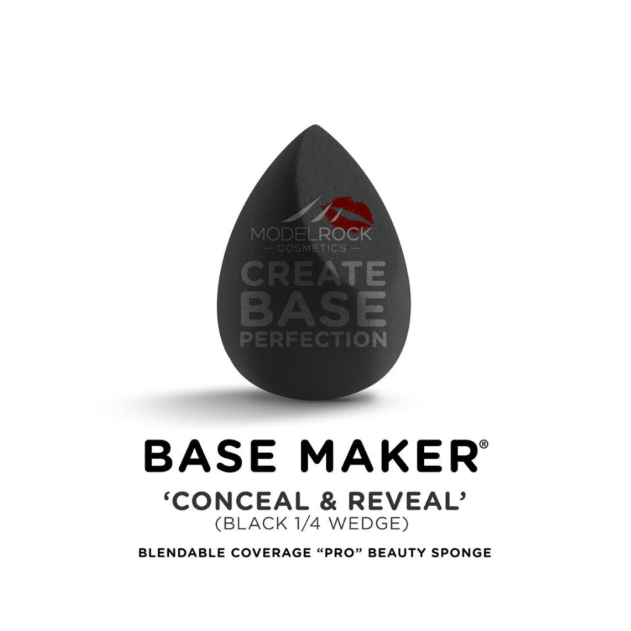 MODELROCK Base Maker® - Single Sponge - 'CONCEAL & REVEAL' (Black 1/4 Wedge)