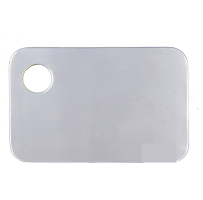 Stainless Steel Metal Palette with Hole